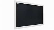 Allboards, Black chalk board in wooden frame 90x60 cm-White, TB96W - Board