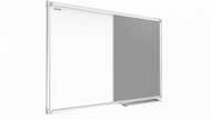 Allboards, Textile and white magnetic board COMBI in aluminium frame -120x90 cm, CO129FS - Board