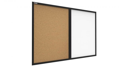 Allboards cork and magnetic board in MDF 90x60 cm - BLACK, CO96MDFBK - Board - Main image