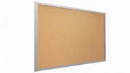 Allboards, Cork bulletin board 60x40 cm-silver frame, TK64S - Board