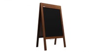 Allboards advertising hook with chalkboard 100x60 cm - wide top frame, PK75TOP - Board
