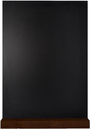 Black chalk double-sided table board - A5 set of 4 with stands, KPL-TBA4 - Board - Main image