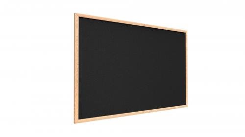 Allboards Černá korková v dřevěném rámu 90x60 cm,TKBLACK96D - Tabule - Hlavní obrázek