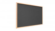 Allboards Dark cork board in wooden frame 90x60 cm, TKDARKG96D - Board