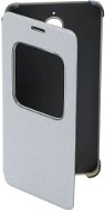 ALCATEL OneTouch Pixi 4 (6) Silver flip tok - Mobiltelefon tok