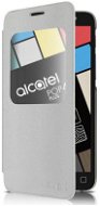 ALCATEL POP 4+ Flip Silver - Puzdro na mobil