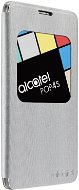ALCATEL POP 4S Aero Flip Case Silver - Phone Case