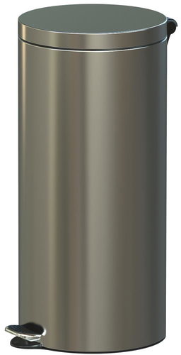 ALDA Pedal bin Freedom Fresh 30 L, matt stainless steel - Rubbish Bin - Main image