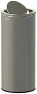 ALDA Waste bin Swing 45 L, swing lid, matt stainless steel - Rubbish Bin