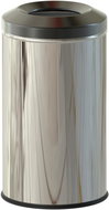 ALDA Self-extinguishing waste bin Fireguard 20 L, glossy stainless steel - Rubbish Bin