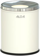 ALDA Waste basket Hotel Comfort 7 L, white - Rubbish Bin