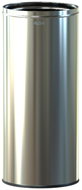 ALDA Room Basket 45 L, matt stainless steel - Rubbish Bin