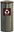 Waste bin Eko 45 l, brown lid - bio, glossy stainless steel