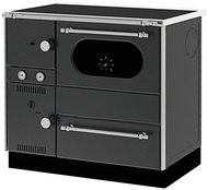 ALFA PLAM Stove ALFA TERM 20*NR*ECO*A - D, right, anthracite - Solid Fuel Stove