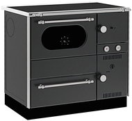 ALFA PLAM Stove ALFA TERM 20*NR*ECO*A - L, left, anthracite - Solid Fuel Stove