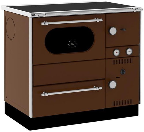 ALFA PLAM Stove ALFA TERM 20*NR*ECO*BR - L, left, brown - Solid Fuel Stove - Main image