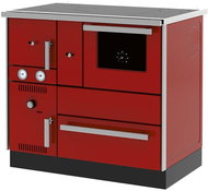 ALFA PLAM Stove ALFA TERM 27*NR*ECO*CV - D, red, right - Solid Fuel Stove