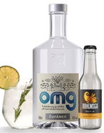 Gin & Tonic - Zufanek OMG Gin 0,5l 45% + Bohemsca Tonic Lime Blossom & Basil 6x 0,2l - Gin
