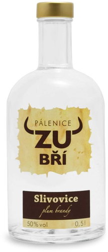 Zubří Slivovice 0,5l 50% - Spirit - Main image