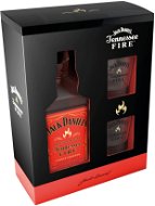 Jack Daniel's Fire 0,7l 35% + 2x sklo GB - Alkoholický nápoj