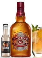 Whisky and soda - Chivas Regal 12Y 0,7l 40% + Bohemsca Mixer Apricot & Lemon Thyme 6x 0,2l - Whisky