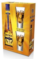 Metaxa 5* 0,7l 38% + 2 glasses GB - Brandy