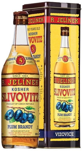Rudolf Jelinek Slivovice Kosher Gold 5y 0,7l 50% tin - Spirit - Main image