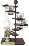 Slivovice Set Fire stairs 0,1l 45% - Spirit