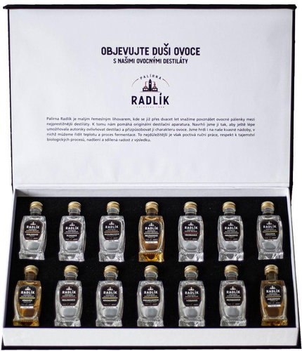 Radlík Gift Collection of Distillates 14×0,05l - Spirit - Main image