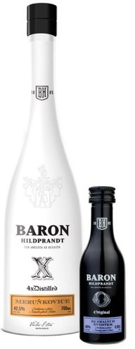 Baron Hildprandt Meruňkovice 0,7l+Ripe Plum 0,05l - Spirit - Main image