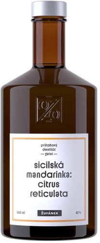 Sicilian mandarin Žufánek 0,5l 42% - Spirit - Main image