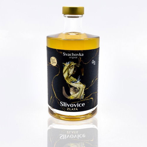 Svachovka Zlatá Slivovice 0,5l 50% - Spirit - Main image