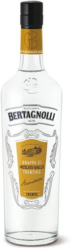 Grappa Moscato Yellow Bertagnolli Trentino 0.7l 40% - Spirit - Main image
