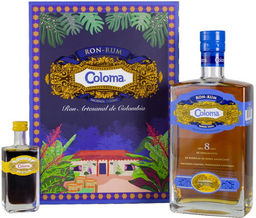 Coloma 8y 0.7l 40% + Coloma Coffee 0.05l 25% - Rum - Main image