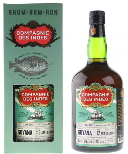 Compagnie Des Indes Guyana Diamond 12Y 2003 0,7L 45% L.E. / Bottled 2016 - Rum - Main image