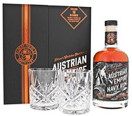 Austrian Empire Navy Rum 18y 0.7l 40% + 2x Glass GB - Rum