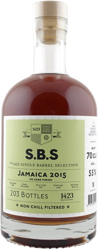 S.B.S Jamaica 4Y 2015 0.7l 55% L.E. / Bottled 2019 - Rum - Main image