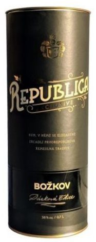 Božkov Republica Exclusive 8y 0.7l 38% Tube - Rum - Main image
