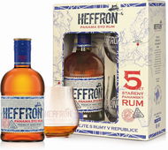 Heffron Panama Rum 5Y 0,5l 38% + 2x sklo GB - Rum