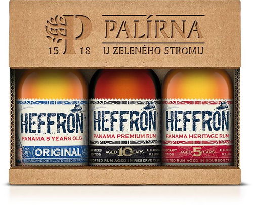 Heffron Degustační Sada 3×0,2l 38,67% GB - Rum - Hlavní obrázek