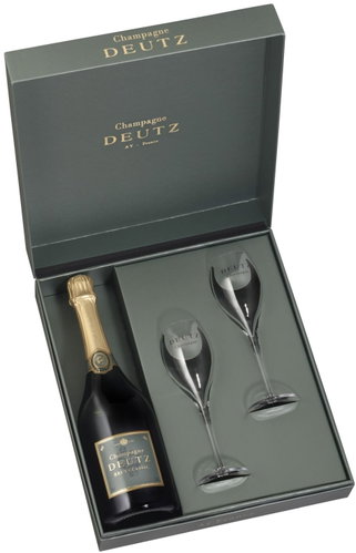 Deutz Brut 0.75l 12% + 2x Glass GB - Champagne - Main image