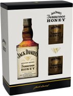 Jack Daniel's Honey 0,7l 35% + 2x sklo GB - Alkoholický nápoj