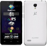 Allview A5 Quad Plus-Weiß Dual-SIM- - Handy