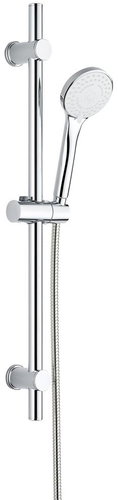 ALLSTAR Shower set, handset and 150cm hose, silver, 5 spray patterns - Shower Set - Main image