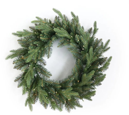 All4Customer Christmas wreath classic 50 LED 60 cm - Wreath - Main image