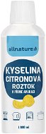 Allnature Kyselina citronová roztok 1000 ml - Eco-Friendly Cleaner