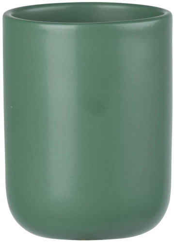 Allstar Green cup for dental cards, ceramic, diameter 7,6 cm - Toothbrush Holder Cup - Main image