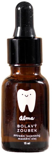 ALMA Sore Tooth - Children's Massage Oil for Teething, 15ml - Baby Oil - Main image