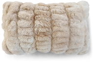 A LA MAISON Fur - ribbed 30 x 50 cm, beige - Pillow