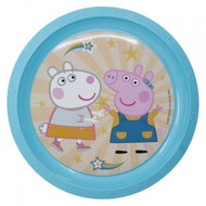Alum Plastic Plate Piglet Pepa Kindness Counts - blue - Children's Plate